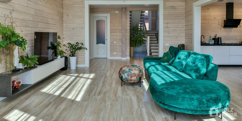 Дом из клееного бруса по проекту \"Корвет v3\" Фото 20